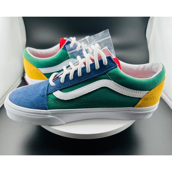 Vans Old Skool Shoes MultiColor Canvas Skate Sneakers 500714 Sz 6 - Picture 6 of 7
